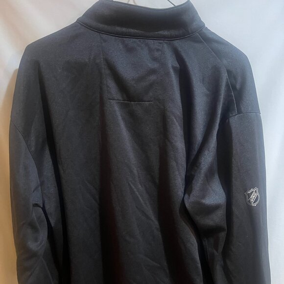 Dallas Stars Fanatics Pro Lightweight Quarter-zip Pullover Heather Charcoal Grey - Picture 3 of 3